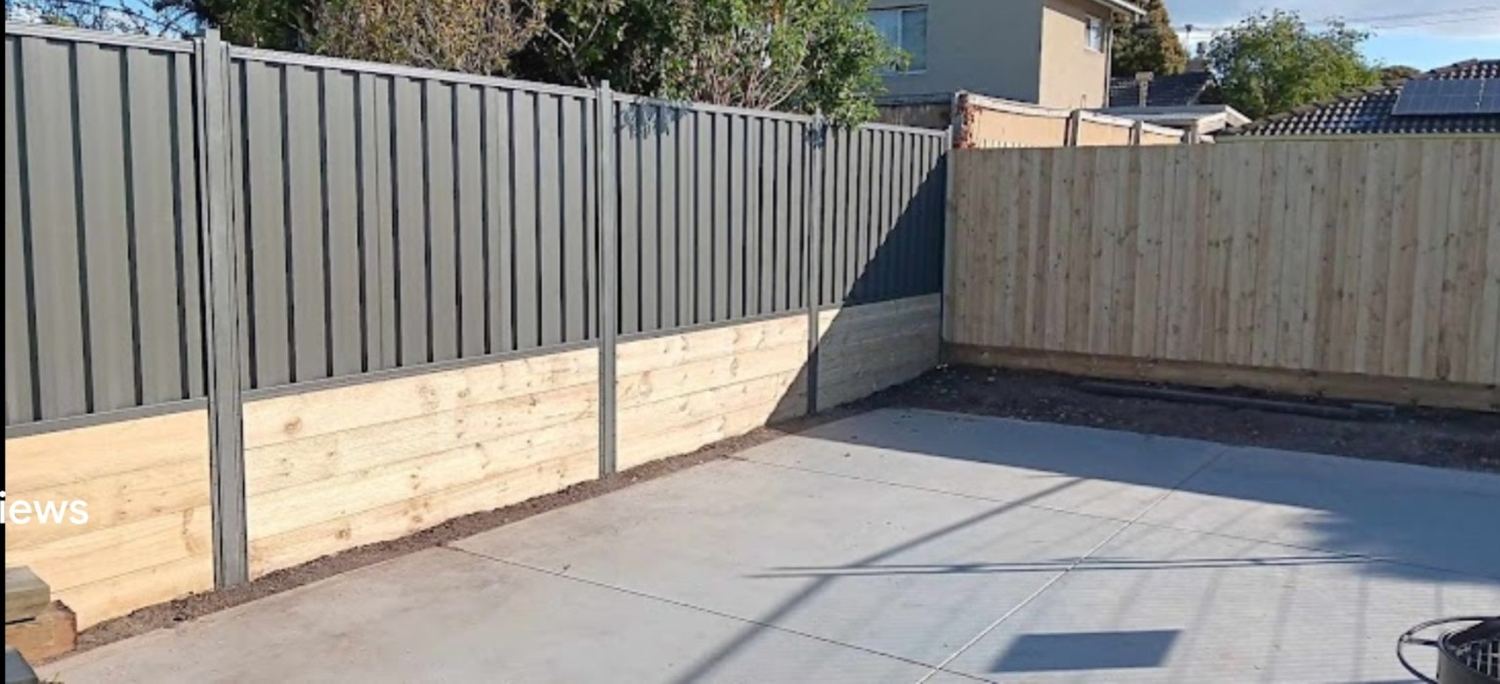 Colorbond Fencing project 4
