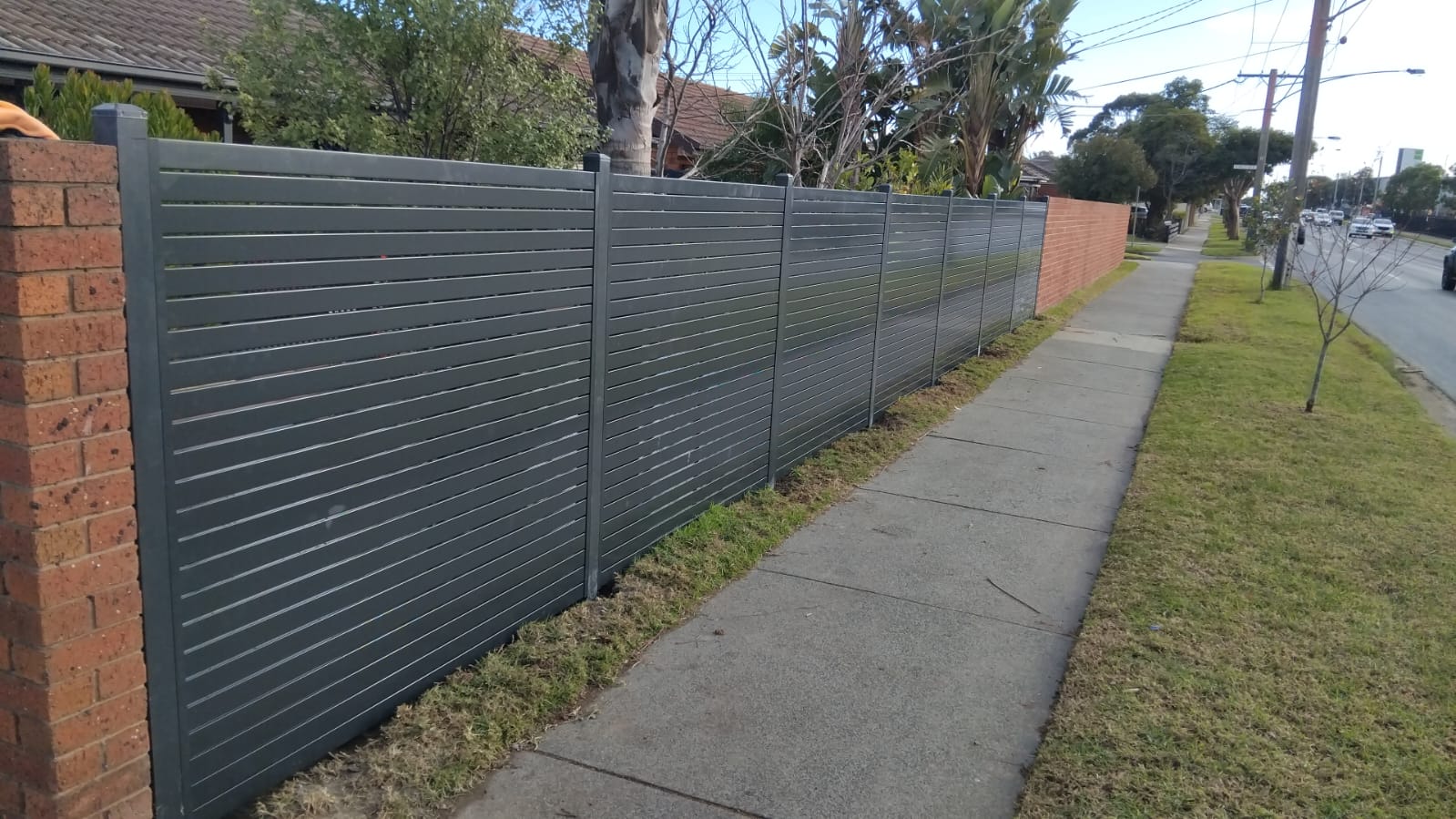 Aluminium Slat Fencing project 10
