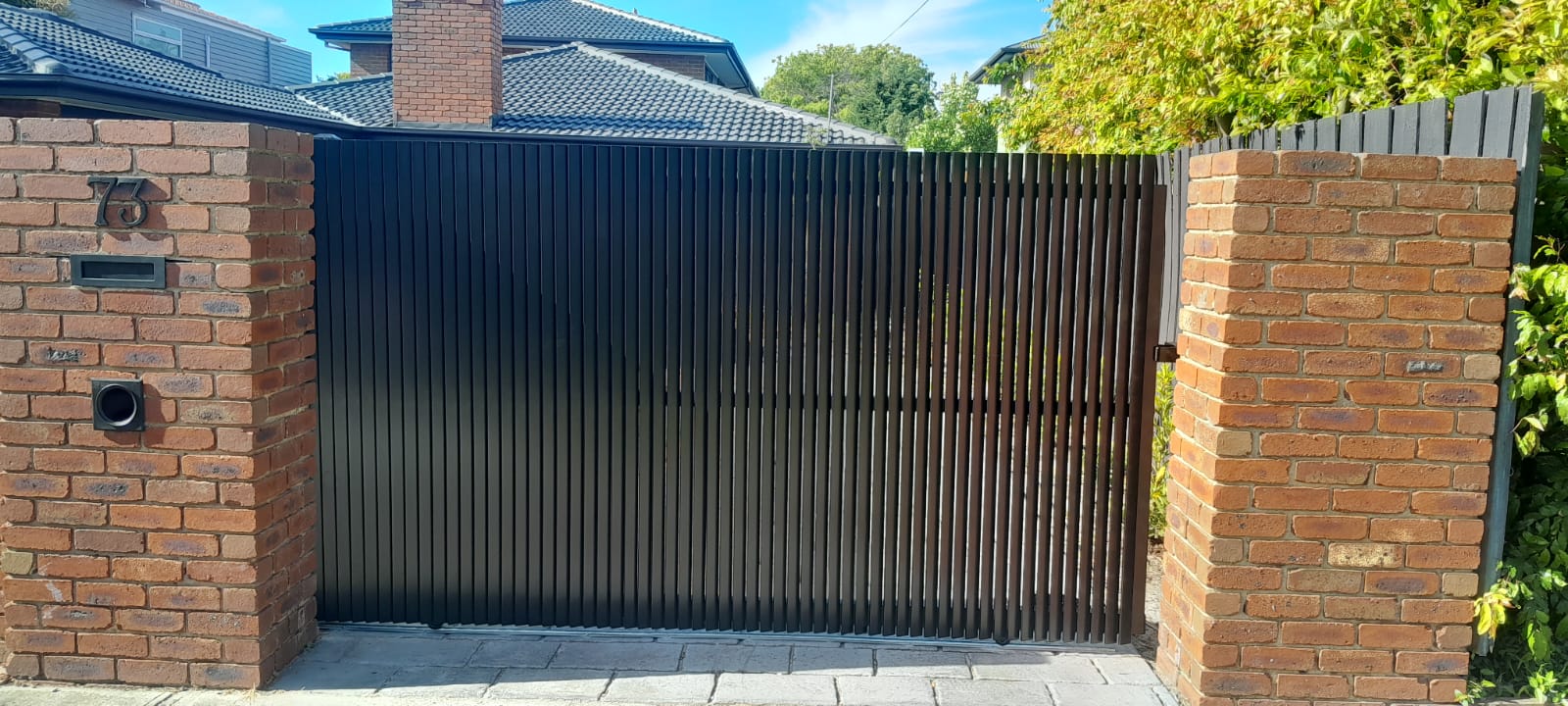 Aluminium Slat Fencing project 12